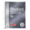 Collegeblock Premium Student | A5, Lineatur 5, 80 Blatt, anthrazit - Front