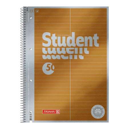 Collegeblock Premium Student „Vokabeln“ | A4, Lineatur 53, 50 Blatt, gelb -Front