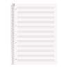 Collegeblock Premium Student „Noten“ | A4, Lineatur 14, 50 Blatt, violett - innen