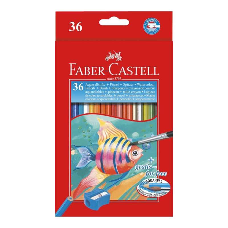 FABER-CASTELL Aquarellstifte Buntstifte 36 Set