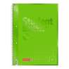 Collegeblock Premium Student Colour Code | A4, Lineatur 28, 80 Blatt, kiwi - Front