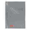 Collegeblock Premium Student Colour Code | A4, Lineatur 28, 80 Blatt, silver - Front