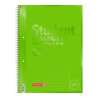 Collegeblock Premium Student Colour Code | A4, Lineatur 25, 80 Blatt, kiwi - Front