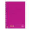 Collegeblock Premium Student Colour Code | A4, Lineatur 26, 80 Blatt, pink - Front