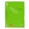 Collegeblock Premium Student Colour Code | A4, Lineatur 26, 80 Blatt, kiwi - Front