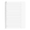 Collegeblock Premium Student Colour Code | A4, Lineatur 25, 80 Blatt, azur - innen