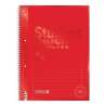 Collegeblock Premium Student Colour Code | A4, Lineatur 27, 80 Blatt, red - Front