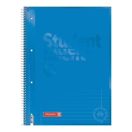 Collegeblock Premium Student Colour Code | A4, Lineatur 27, 80 Blatt, azur - Front
