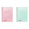 Collegeblock Premium Student „Pastell“ | A4, Lineatur 28, 80 Blatt, pastellrosa/pastellmint - Front