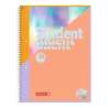 Collegeblock Premium Student „Intoxicate“ | A4, Lineatur 27, 80 Blatt, koralle - Front