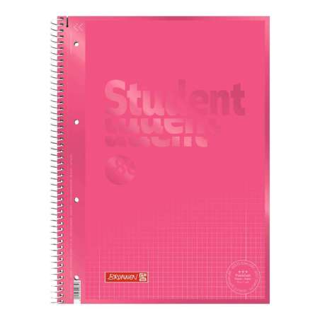 Collegeblock Premium Student Colour Code | A4, Lineatur 28, 80 Blatt, tulip - Front
