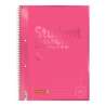 Collegeblock Premium Student Colour Code | A4, Lineatur 27, 80 Blatt, tulip - Front