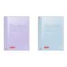 Collegeblock Premium Student „Pastell 2“ | A4, Lineatur 28, 80 Blatt, pastellblau/pastelllila - Front