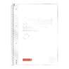 Collegeblock Premium Student „White“ | A4, Lineatur 27, 80 Blatt, weiß - Front
