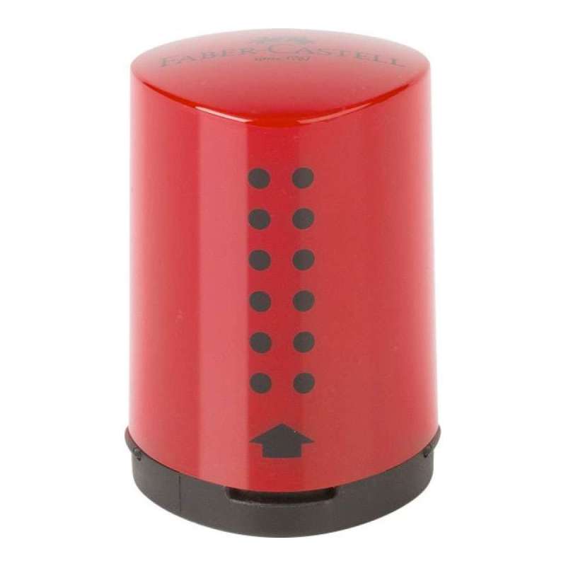 FABER-CASTELL Einfachspitzdose Grip 2001 Mini rot