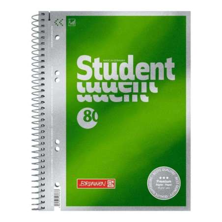 BRUNNEN Collegeblock Premium Student A5 Lineatur 20 Vorderseite