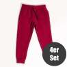 Children Urban Basic Jogginghose - Bordeaux 4er Set