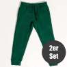 Children Urban Basic Jogginghose - Bottle Green 2er Set