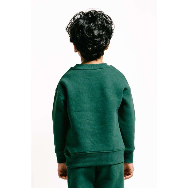 CHILDREN URBAN BASICS - Sweatshirt - Bottle Green Rückansicht