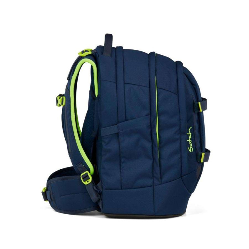 SATCH Schulrucksack pack (Modell 2025) - Toxic Yellow seitlich rechts