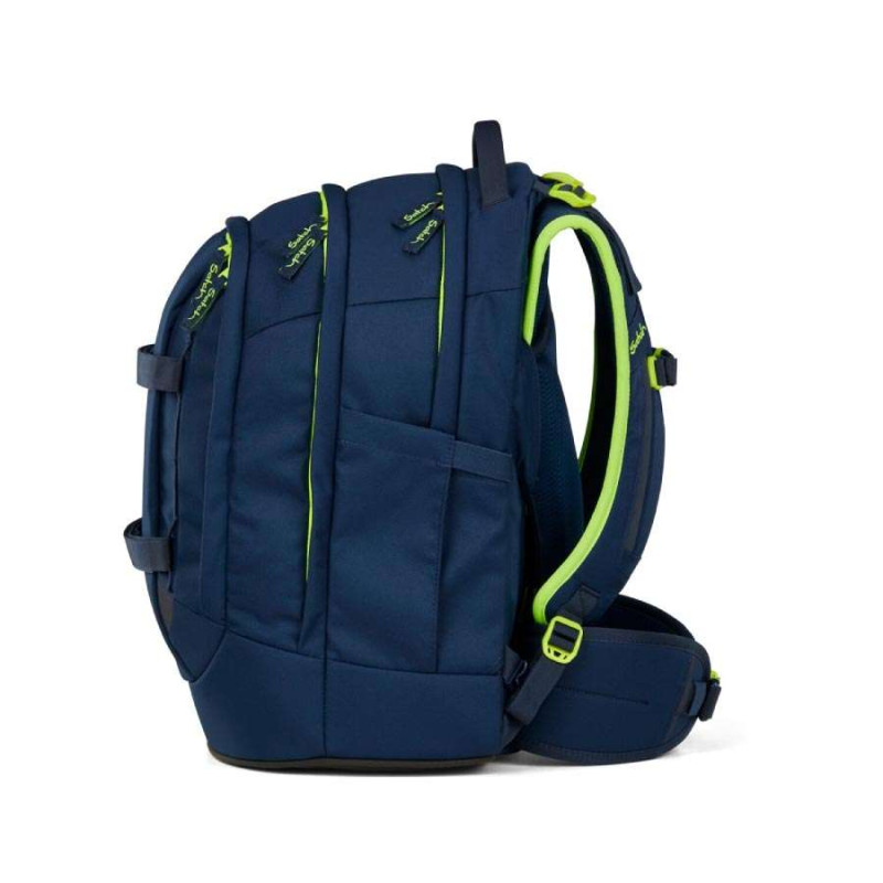 SATCH Schulrucksack pack (Modell 2025) - Toxic Yellow seitlich links