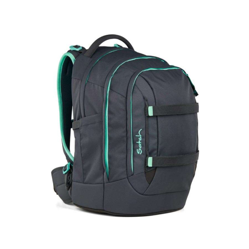 SATCH Schulrucksack pack (Modell 2025) - Mint Phantom seitliche Front rechts
