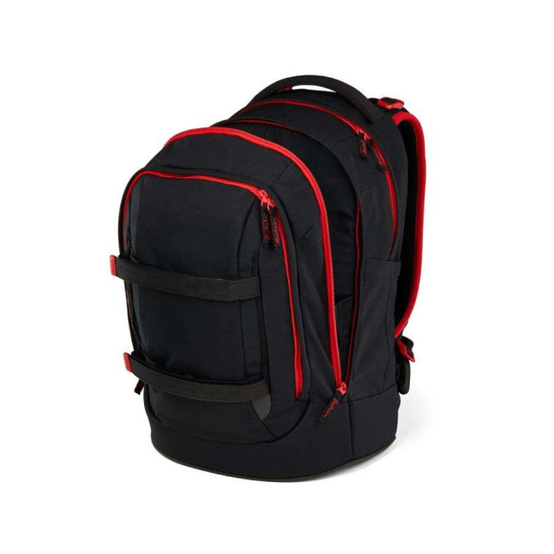 SATCH Schulrucksack pack (Modell 2025) - Fire Phantom seitlich geöffnet