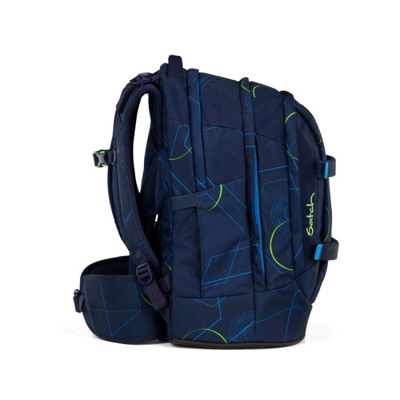 SATCH Schulrucksack pack (Modell 2025) - Blue Tech seitlich rechts