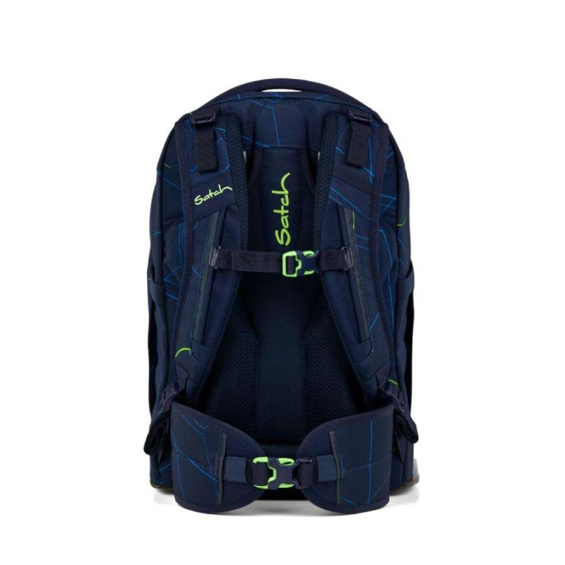 SATCH Schulrucksack pack (Modell 2025) - Blue Tech Rückansicht