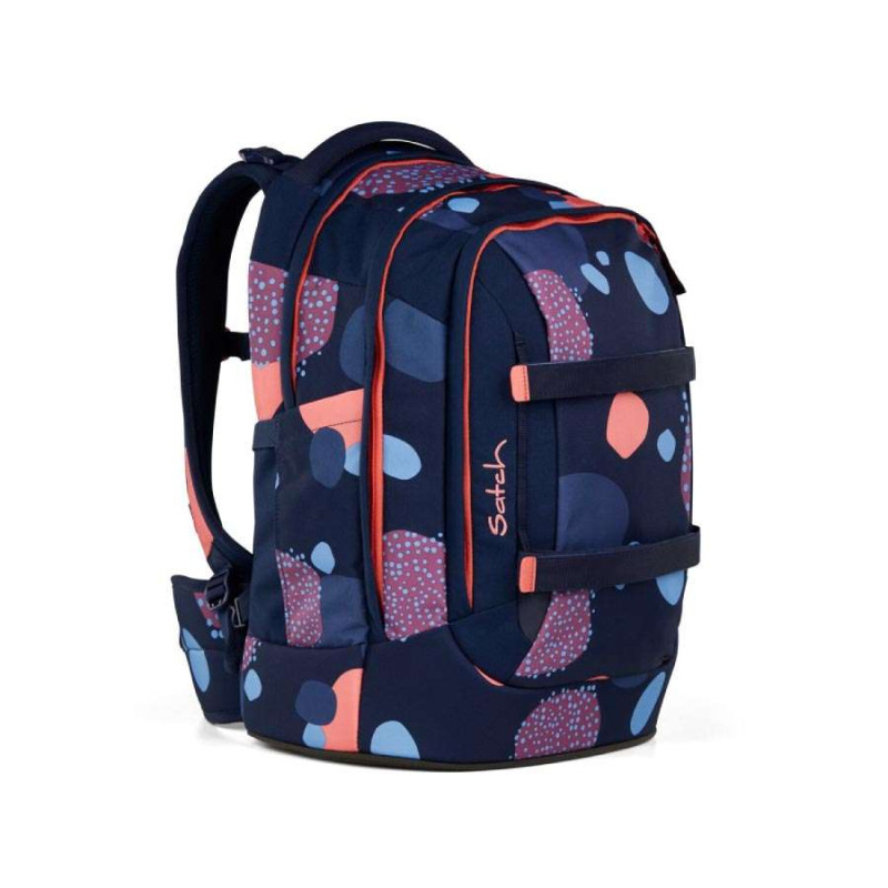 SATCH Schulrucksack pack (Modell 2025) - Coral Reef seitliche Front rechts