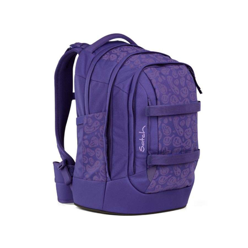 SATCH Schulrucksack pack (Modell 2025) - Bright Faces seitliche Front rechts