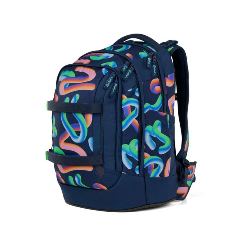 SATCH Schulrucksack pack (Modell 2025) - Crazy Twist seitliche Front links