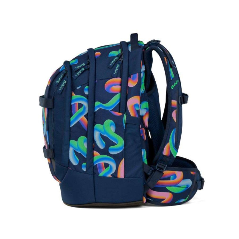SATCH Schulrucksack pack (Modell 2025) - Crazy Twist seitlich links