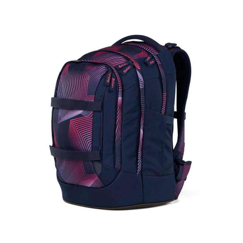 SATCH Schulrucksack pack (Modell 2025) - Seismic Pink seitliche Front links