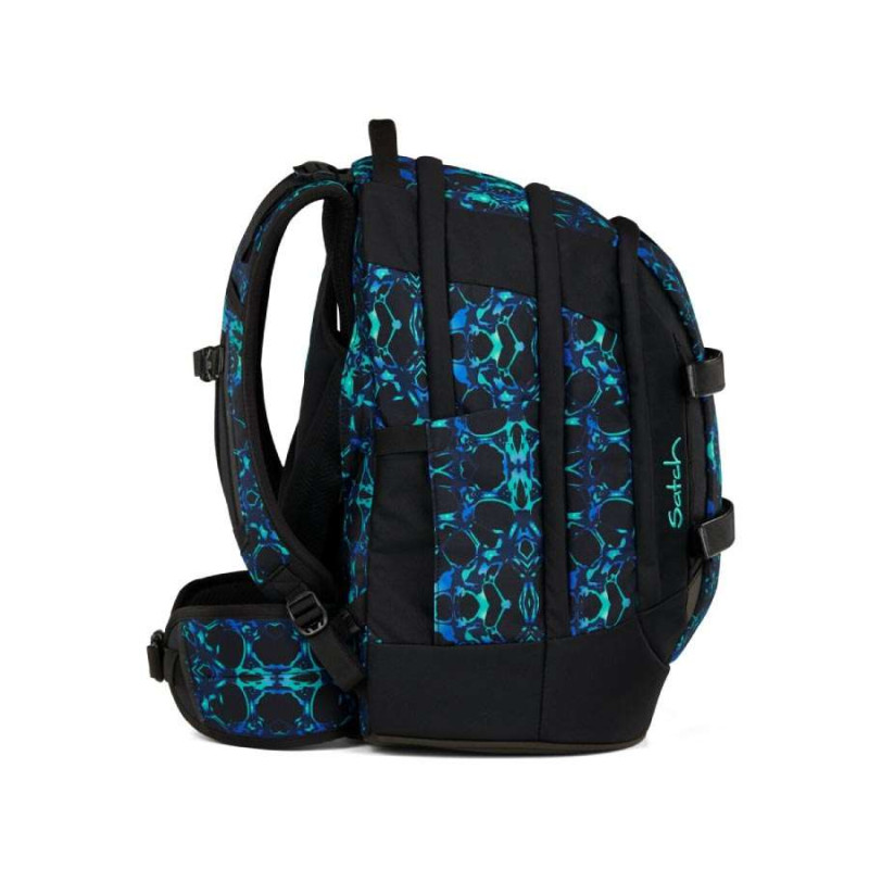 SATCH Schulrucksack pack (Modell 2025) - Caleido Blue seitlich rechts