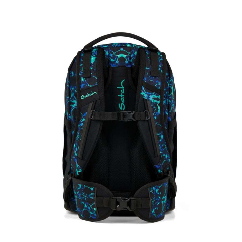SATCH Schulrucksack pack (Modell 2025) - Caleido Blue Rückansicht
