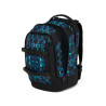 SATCH Schulrucksack pack (Modell 2025) - Caleido Blue seitliche Front geöffnet