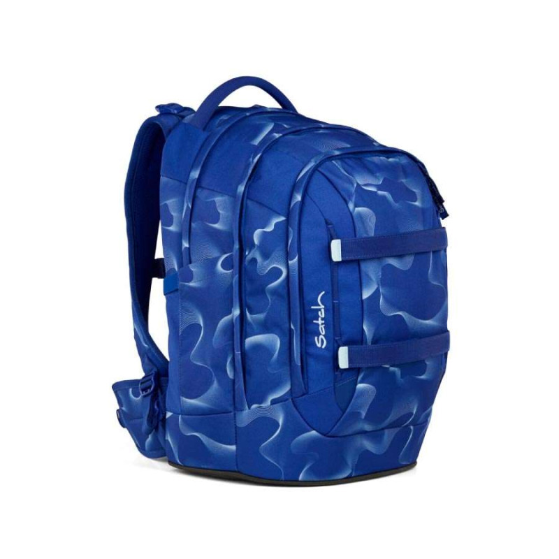 SATCH Schulrucksack pack (Modell 2025) - Vibrant Blue seitliche Front rechts