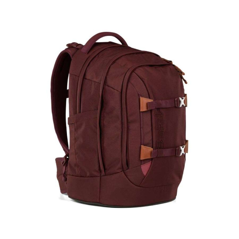 SATCH Schulrucksack pack (Modell 2025) - Nordic Ruby seitliche Front rechts