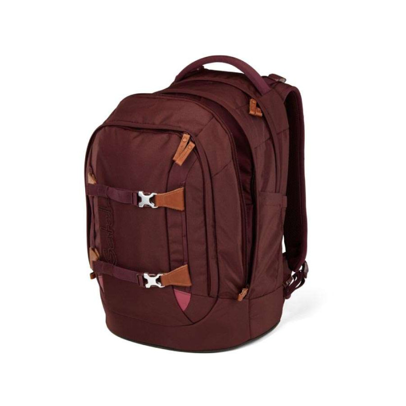 SATCH Schulrucksack pack (Modell 2025) - Nordic Ruby seitliche Front geöffnet