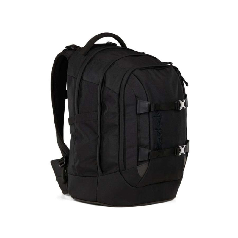 SATCH Schulrucksack pack (Modell 2025) - Nordic Black seitliche Front rechts