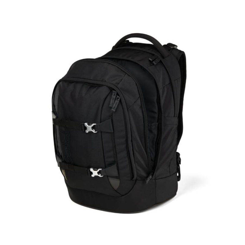 SATCH Schulrucksack pack (Modell 2025) - Nordic Black seitliche Front geöffnet