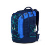 SATCH Schulrucksack pack (Modell 2025) - Crossed Blue seitliche Front links