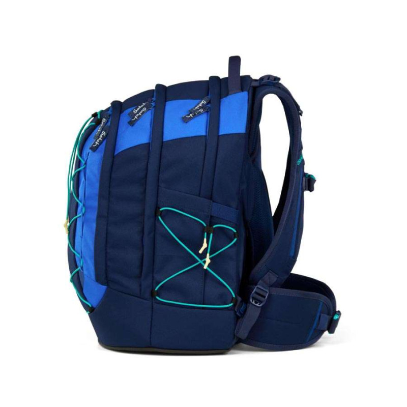SATCH Schulrucksack pack (Modell 2025) - Crossed Blue seitlich links