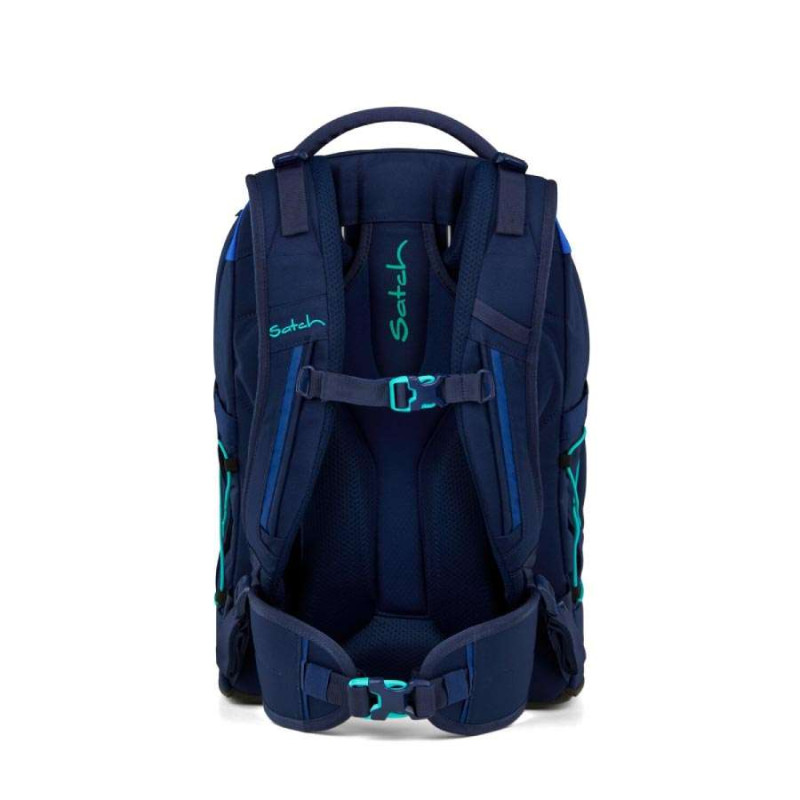 SATCH Schulrucksack pack (Modell 2025) - Crossed Blue Rückansicht