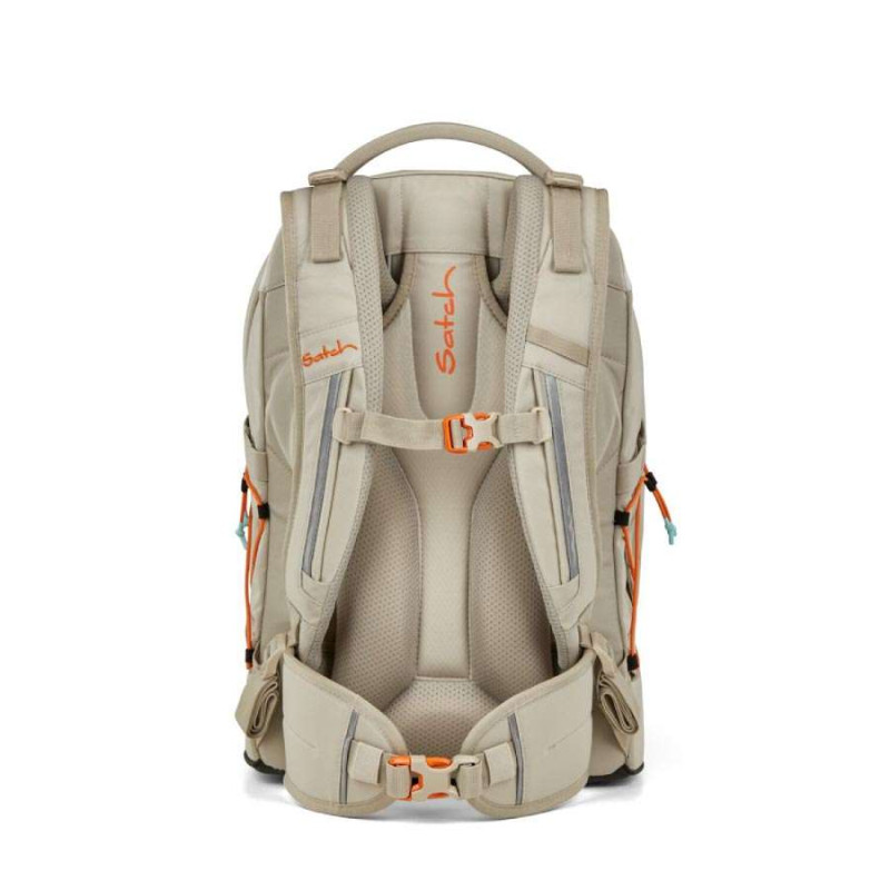 SATCH Schulrucksack pack (Modell 2025) - Crossed Sand Rückansicht