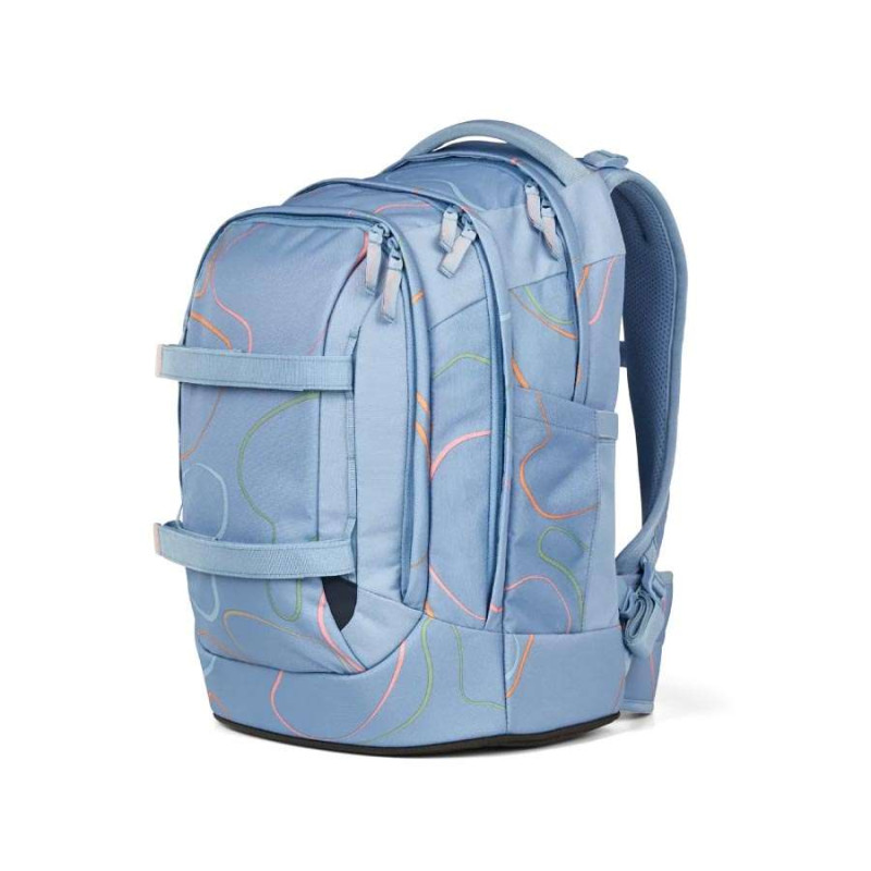 SATCH Schulrucksack pack (Modell 2025) - Vivid Blue seitliche Front links