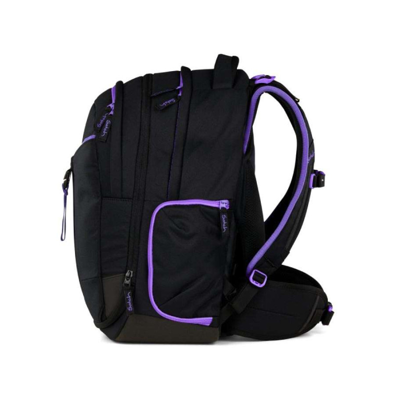 SATCH Schulrucksack MATCH (Modell 2025) - Purple Phantom seitlich links