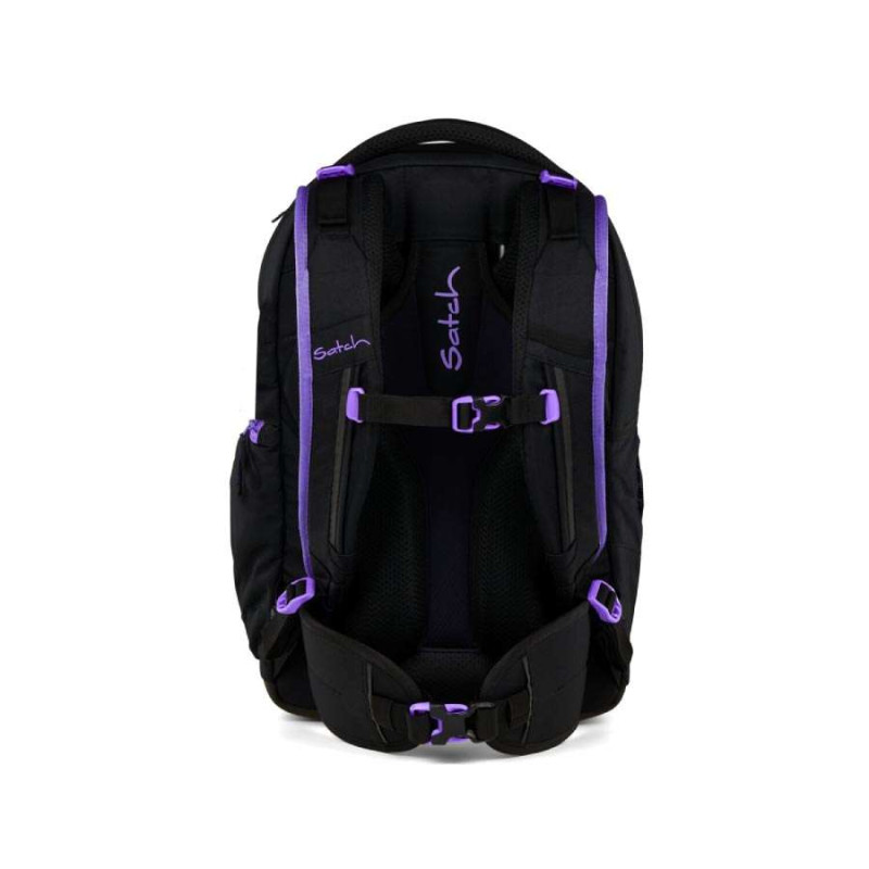SATCH Schulrucksack MATCH (Modell 2025) - Purple Phantom Rückansicht