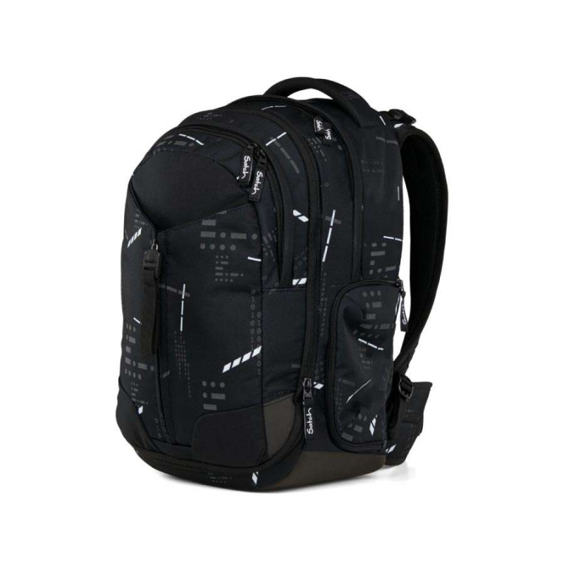SATCH Schulrucksack MATCH (Modell 2025) - Ninja Matrix seitliche Front links